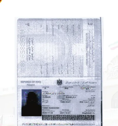 Iraqi Passport