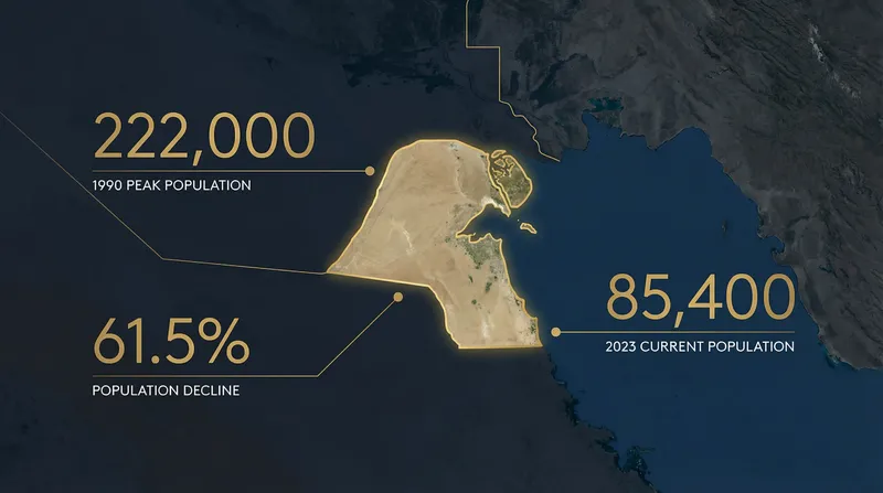 Kuwait Demographic Map
